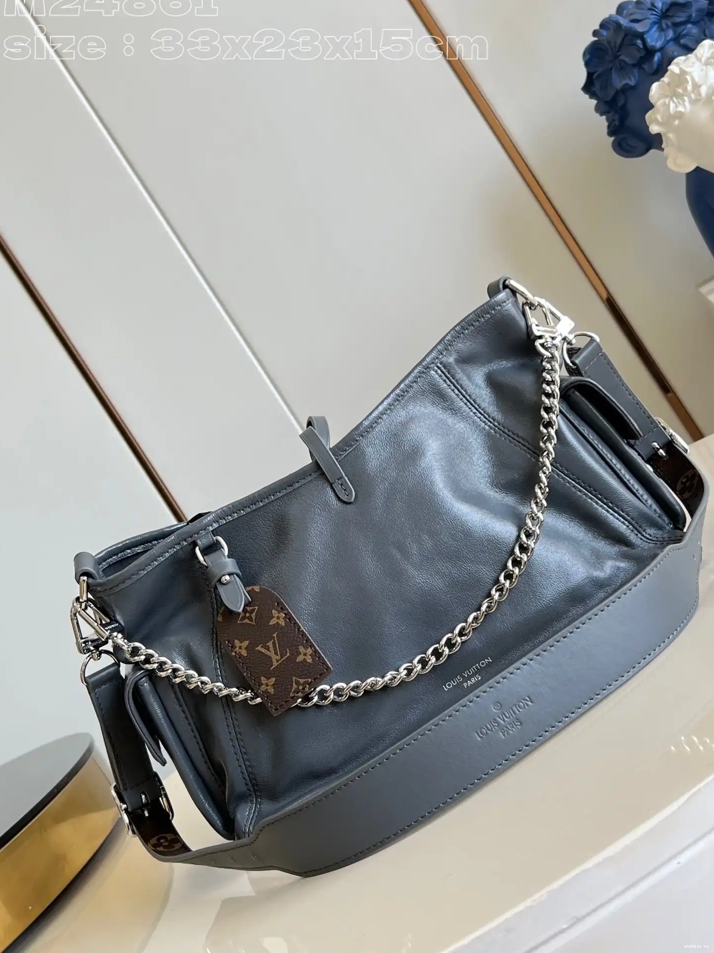 WIS -33.5 LOUIS Cargo CarryAll VUITTON 23x15cm x 0517